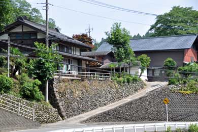 上澤井の集落