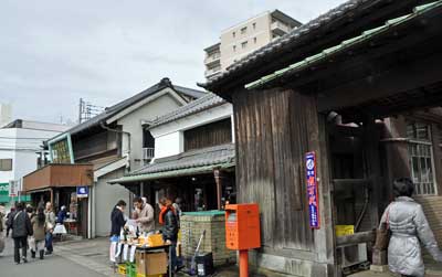 取手宿/この日は｢取手宿ひなまつり｣が開催されていました